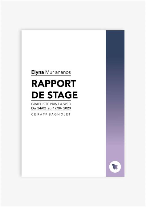 rapport de stage vente exemple